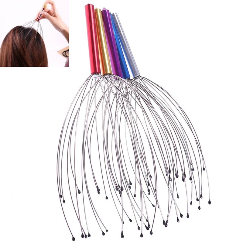 Head Relax Massager Healing Neck Claw Massage Anti-stress Pain Relief Octopus Scalp Relax Spa Headache Stimulate Blood Circulate