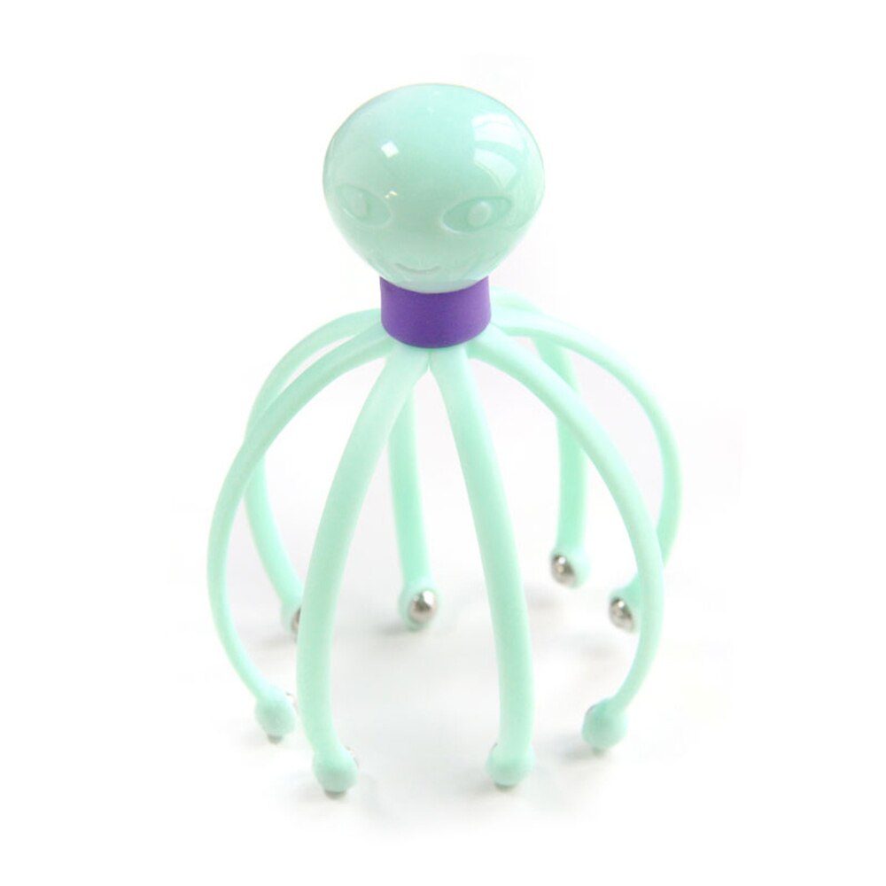 Head Scalp Massager Comb Neck Massage Roller Octopus Claws Magnetic Ball Relax SPA Hair Care for Hair Growth Stress Relief Rest