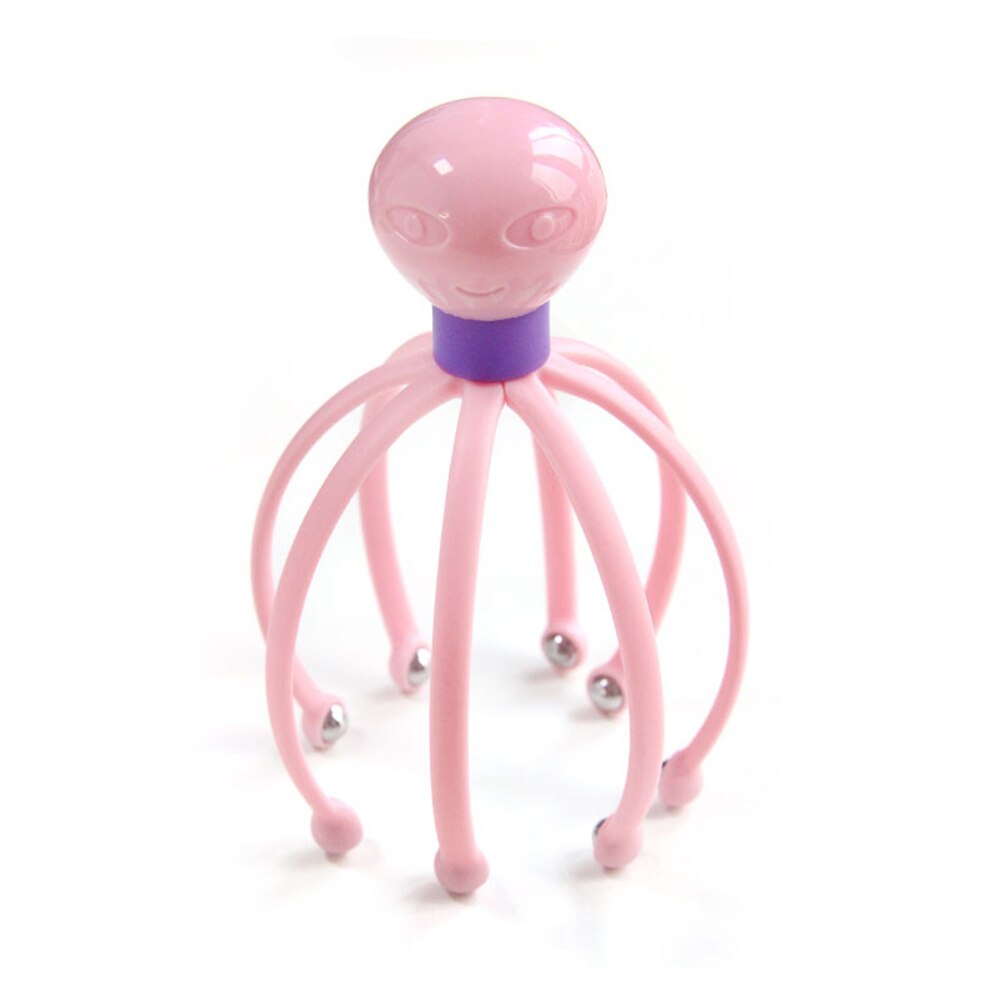 Head Scalp Massager Comb Neck Massage Roller Octopus Claws Magnetic Ball Relax SPA Hair Care for Hair Growth Stress Relief Rest