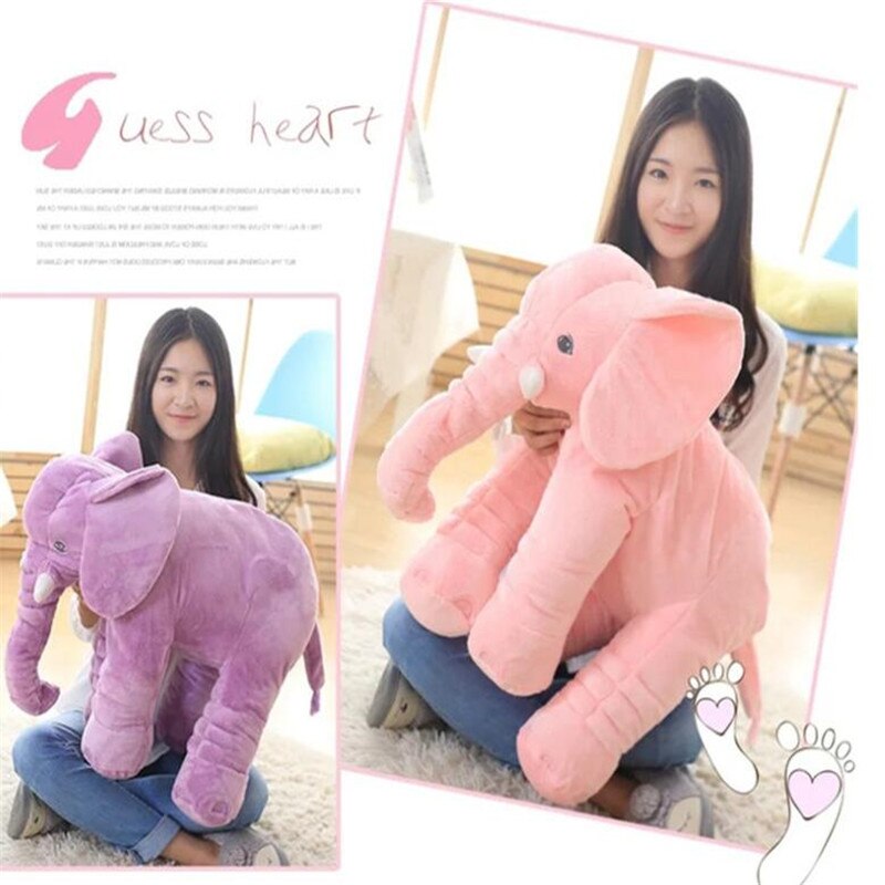 40/60cm Fashion Baby Animal Plush Elephant Doll Stuffed Elephant Plush Soft Pillow Kid Toy Children Room Bed Decoration Toy Gift 40/60cm Fashion Baby Animal Plush Elephant Doll Stuffed Elephant Plush Soft Pillow Kid Toy Children Room Bed Decoration Toy Gift