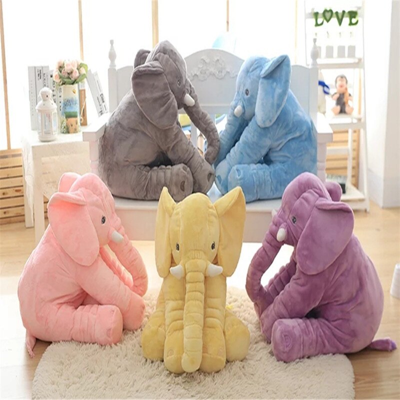 40/60cm Fashion Baby Animal Plush Elephant Doll Stuffed Elephant Plush Soft Pillow Kid Toy Children Room Bed Decoration Toy Gift 40/60cm Fashion Baby Animal Plush Elephant Doll Stuffed Elephant Plush Soft Pillow Kid Toy Children Room Bed Decoration Toy Gift
