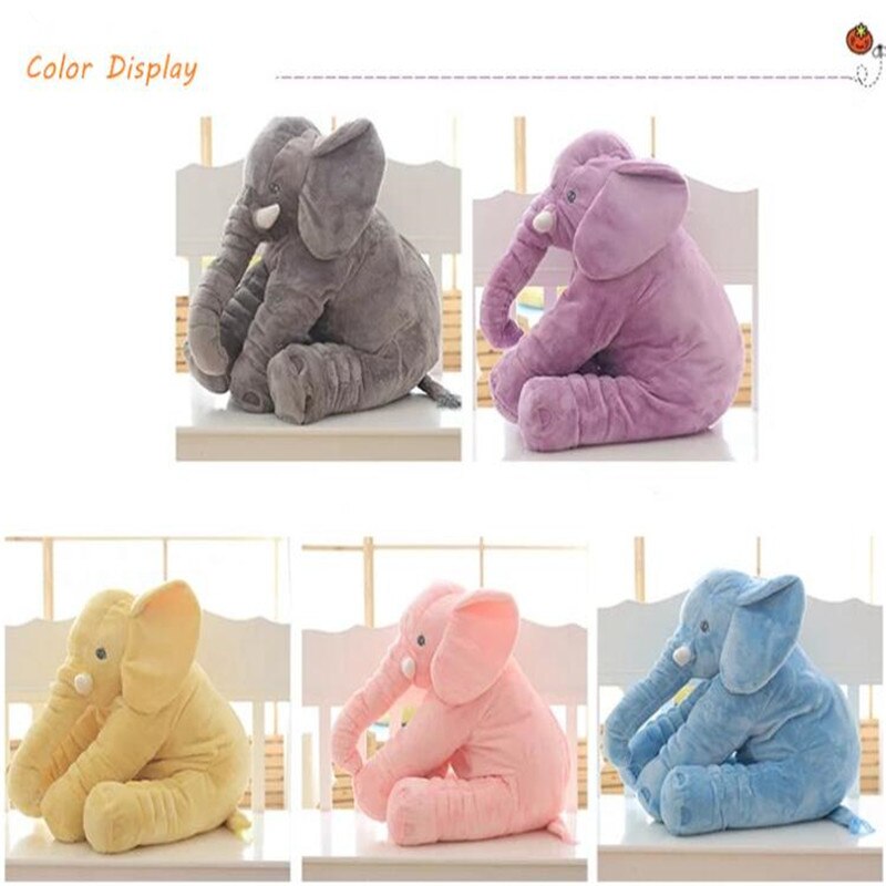 40/60cm Fashion Baby Animal Plush Elephant Doll Stuffed Elephant Plush Soft Pillow Kid Toy Children Room Bed Decoration Toy Gift 40/60cm Fashion Baby Animal Plush Elephant Doll Stuffed Elephant Plush Soft Pillow Kid Toy Children Room Bed Decoration Toy Gift