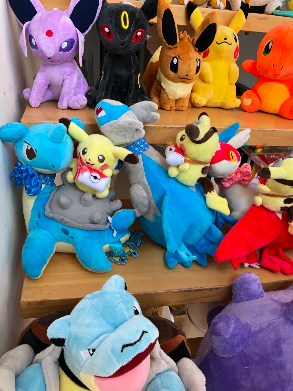 41 Styles Pikachued Charmander Bulbasaur Squirtle Pokemoned Plush Toys Eevee Snorlax Jigglypuff Stuffed Doll Christmas Kid Gift