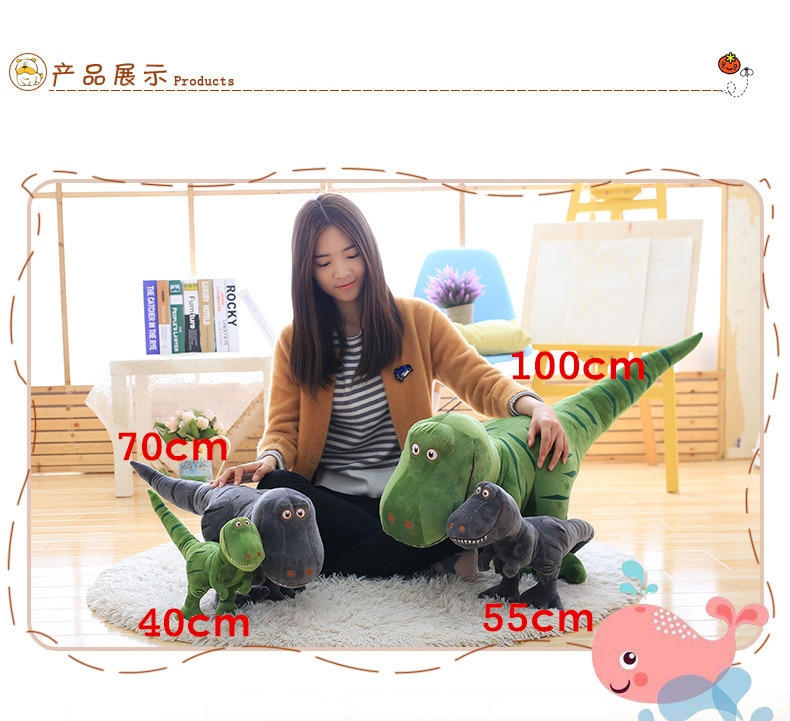 1pc 40-100cm New Dinosaur Plush Toys Cartoon Tyrannosaurus Cute Stuffed Toy Dolls for Kids Children Boys Birthday Gift 1pc 40-100cm New Dinosaur Plush Toys Cartoon Tyrannosaurus Cute Stuffed Toy Dolls for Kids Children Boys Birthday Gift