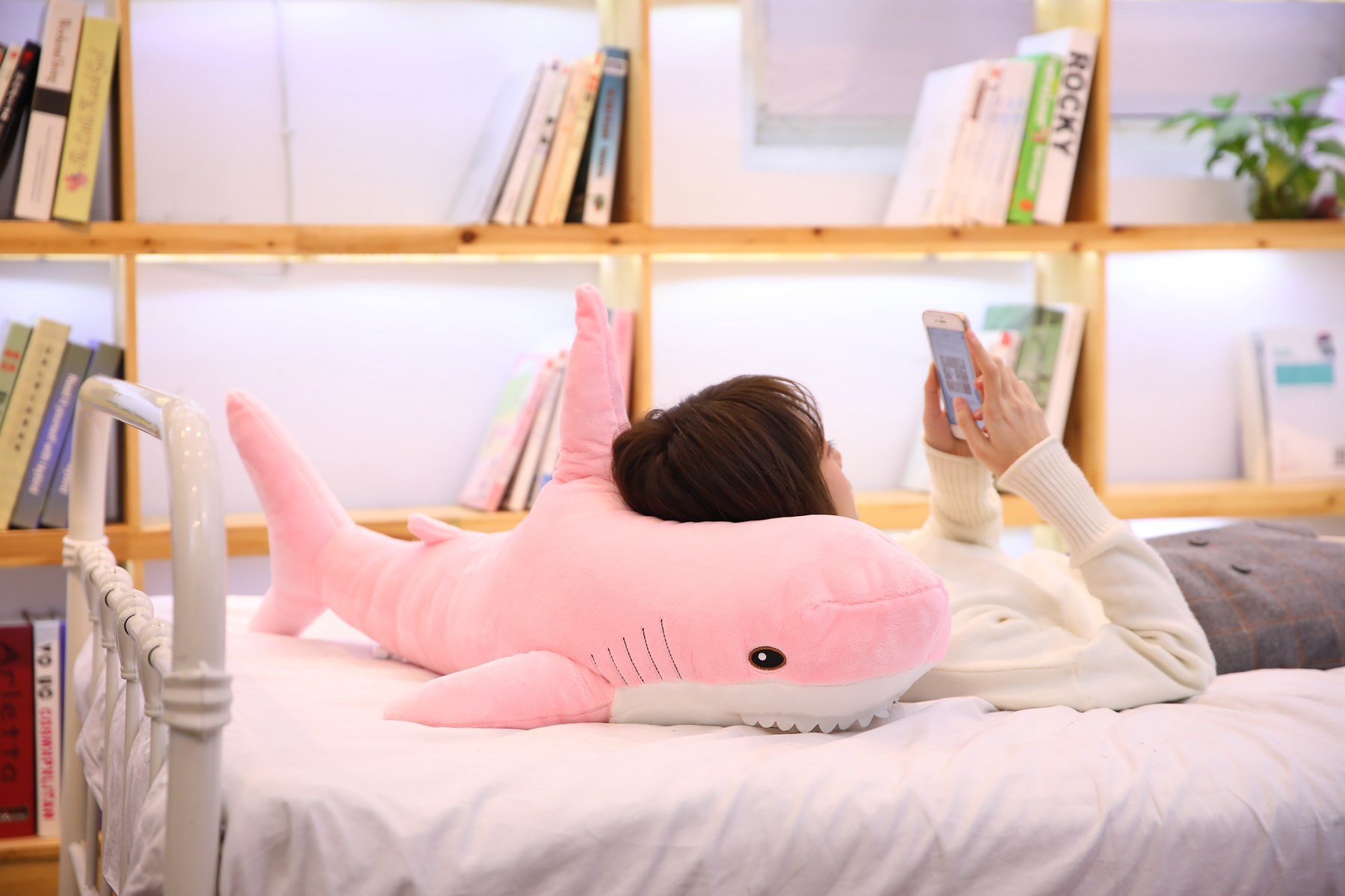 15-140cm Giant Shark Plush Toy Soft Stuffed Speelgoed Animal Reading Pillow for Birthday Gifts Cushion Doll Gift For Children 15-140cm Giant Shark Plush Toy Soft Stuffed Speelgoed Animal Reading Pillow for Birthday Gifts Cushion Doll Gift For Children