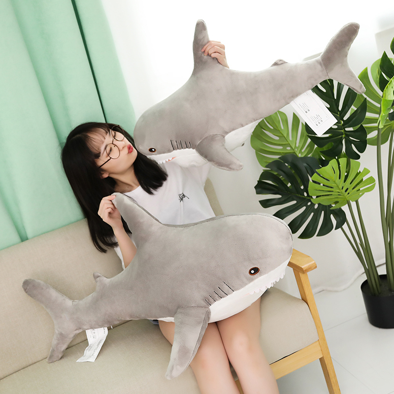 15-140cm Giant Shark Plush Toy Soft Stuffed Speelgoed Animal Reading Pillow for Birthday Gifts Cushion Doll Gift For Children 15-140cm Giant Shark Plush Toy Soft Stuffed Speelgoed Animal Reading Pillow for Birthday Gifts Cushion Doll Gift For Children