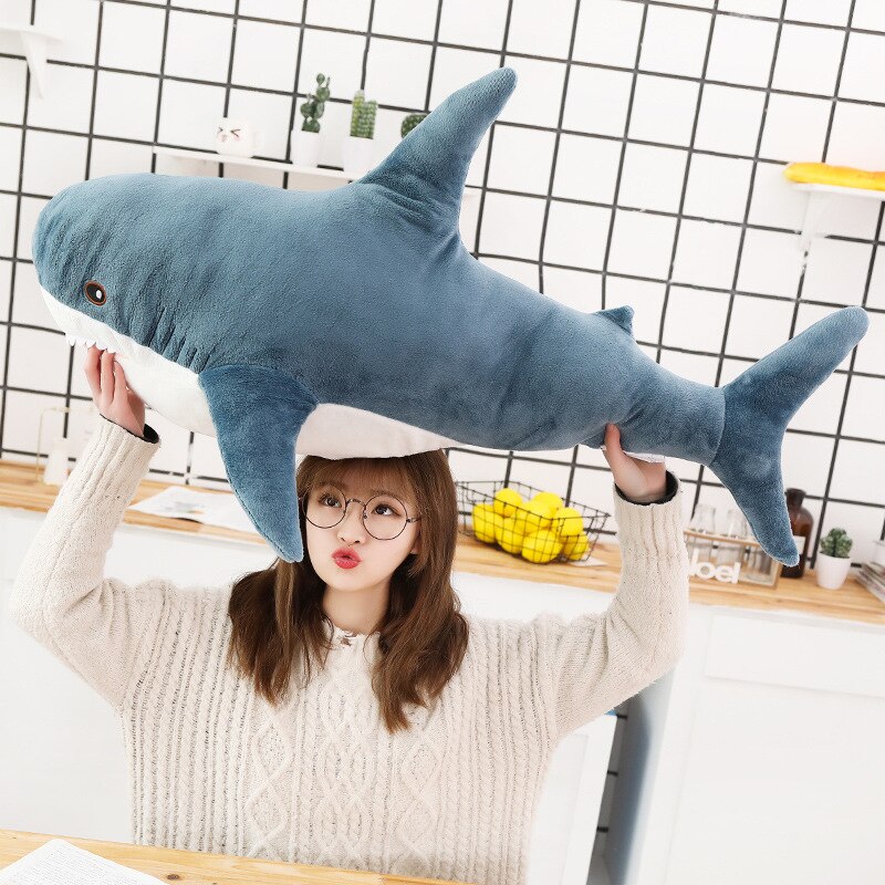 15-140cm Giant Shark Plush Toy Soft Stuffed Speelgoed Animal Reading Pillow for Birthday Gifts Cushion Doll Gift For Children 15-140cm Giant Shark Plush Toy Soft Stuffed Speelgoed Animal Reading Pillow for Birthday Gifts Cushion Doll Gift For Children