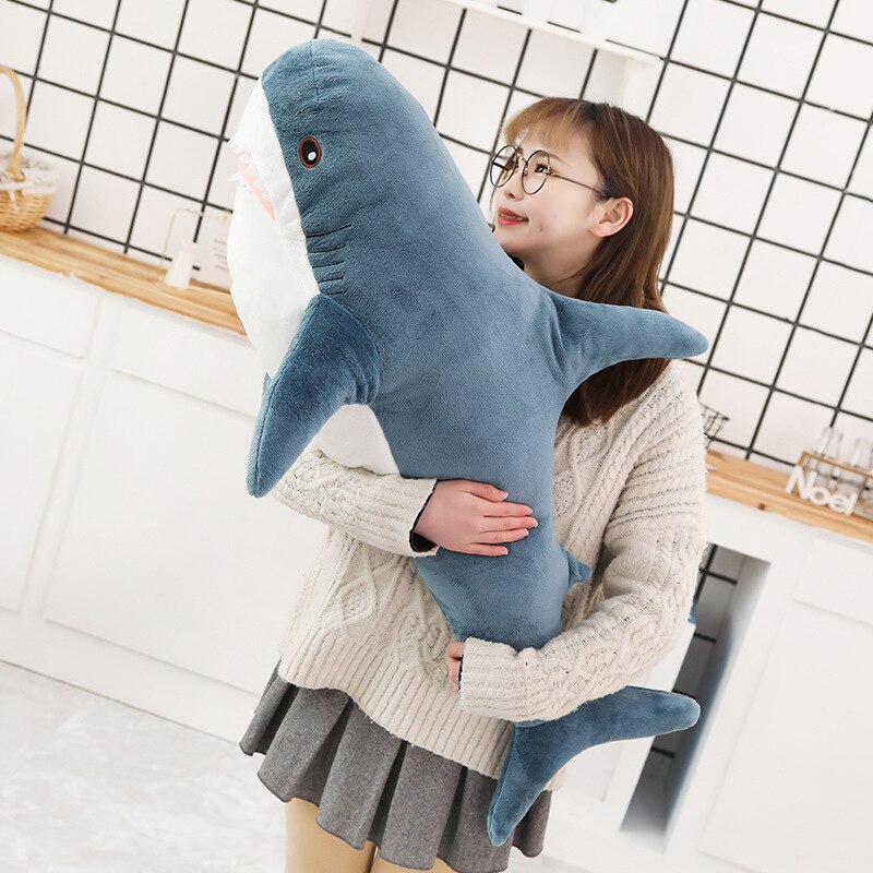 15-140cm Giant Shark Plush Toy Soft Stuffed Speelgoed Animal Reading Pillow for Birthday Gifts Cushion Doll Gift For Children 15-140cm Giant Shark Plush Toy Soft Stuffed Speelgoed Animal Reading Pillow for Birthday Gifts Cushion Doll Gift For Children