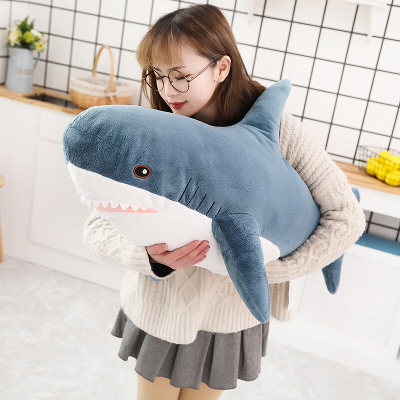15-140cm Giant Shark Plush Toy Soft Stuffed Speelgoed Animal Reading Pillow for Birthday Gifts Cushion Doll Gift For Children 15-140cm Giant Shark Plush Toy Soft Stuffed Speelgoed Animal Reading Pillow for Birthday Gifts Cushion Doll Gift For Children