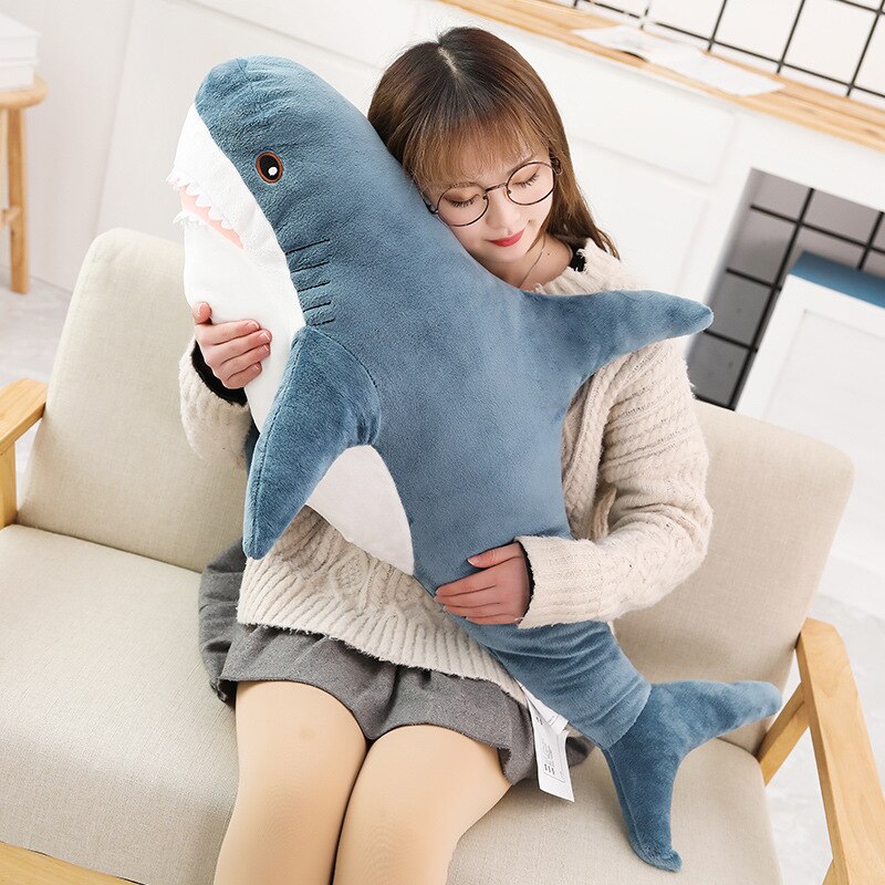 15-140cm Giant Shark Plush Toy Soft Stuffed Speelgoed Animal Reading Pillow for Birthday Gifts Cushion Doll Gift For Children 15-140cm Giant Shark Plush Toy Soft Stuffed Speelgoed Animal Reading Pillow for Birthday Gifts Cushion Doll Gift For Children