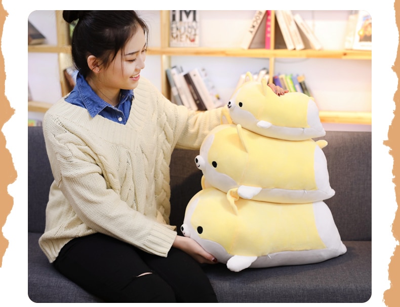 1pc Lovely Fat Shiba Inu & Corgi Dog Plush Toys Stuffed Soft Kawaii Animal Cartoon Pillow Dolls Gift for Kids Baby Children 1pc Lovely Fat Shiba Inu & Corgi Dog Plush Toys Stuffed Soft Kawaii Animal Cartoon Pillow Dolls Gift for Kids Baby Children