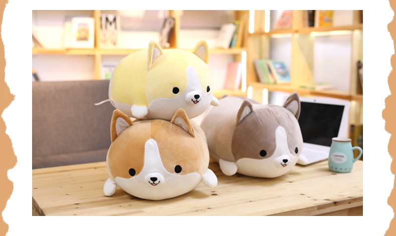 1pc Lovely Fat Shiba Inu & Corgi Dog Plush Toys Stuffed Soft Kawaii Animal Cartoon Pillow Dolls Gift for Kids Baby Children 1pc Lovely Fat Shiba Inu & Corgi Dog Plush Toys Stuffed Soft Kawaii Animal Cartoon Pillow Dolls Gift for Kids Baby Children