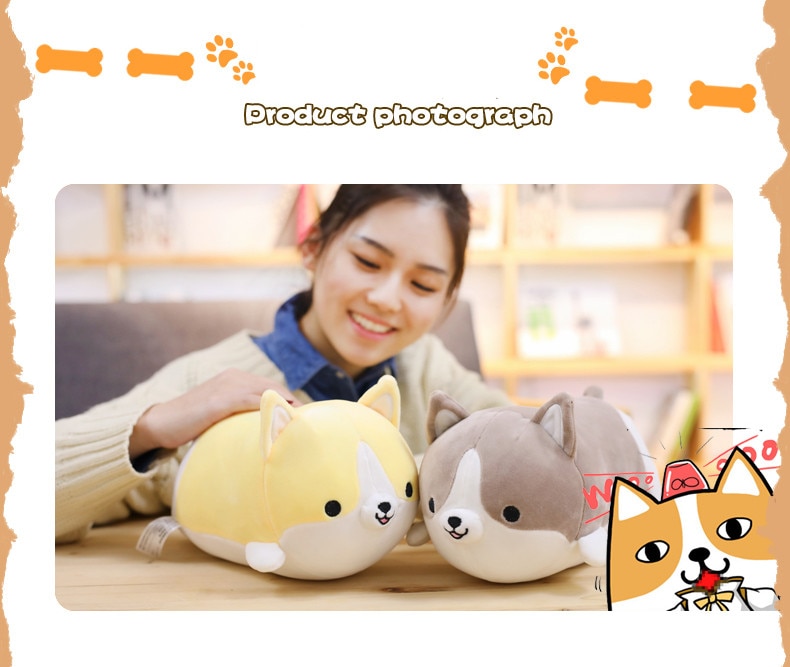 1pc Lovely Fat Shiba Inu & Corgi Dog Plush Toys Stuffed Soft Kawaii Animal Cartoon Pillow Dolls Gift for Kids Baby Children 1pc Lovely Fat Shiba Inu & Corgi Dog Plush Toys Stuffed Soft Kawaii Animal Cartoon Pillow Dolls Gift for Kids Baby Children