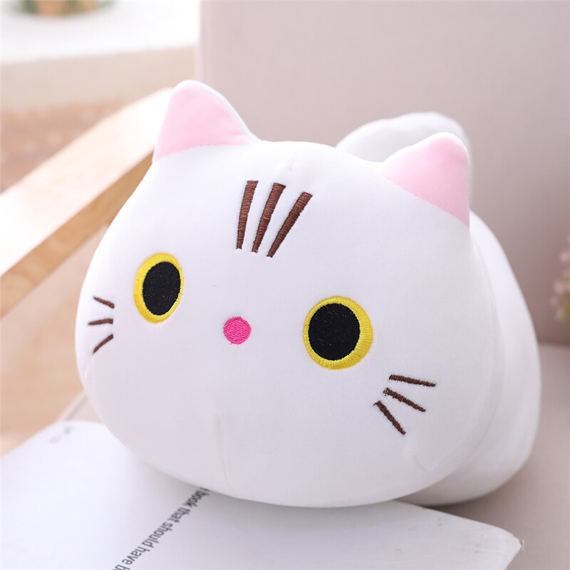 Cartoon Soft Cat Plush Toy Children's Toy Sofa Pillow Cushion Kawaii Padded Toy Gift Children's Room Decoration