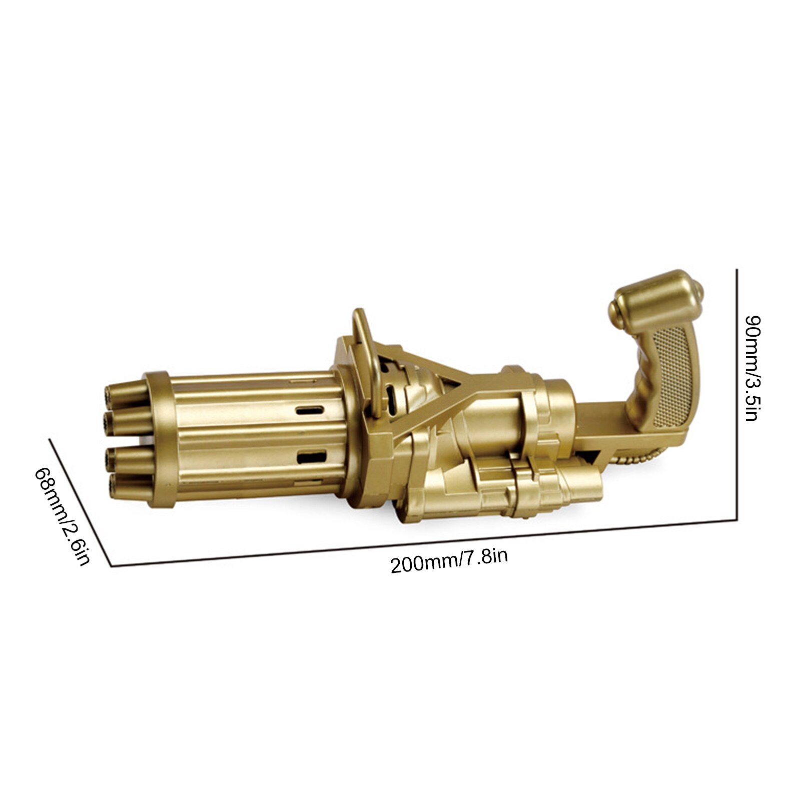 Electric Bubble Machine Black Gold Gold Gatling Bubble Gun Children Automatic Bubble Blowing Toy Gun Fan Combo Function