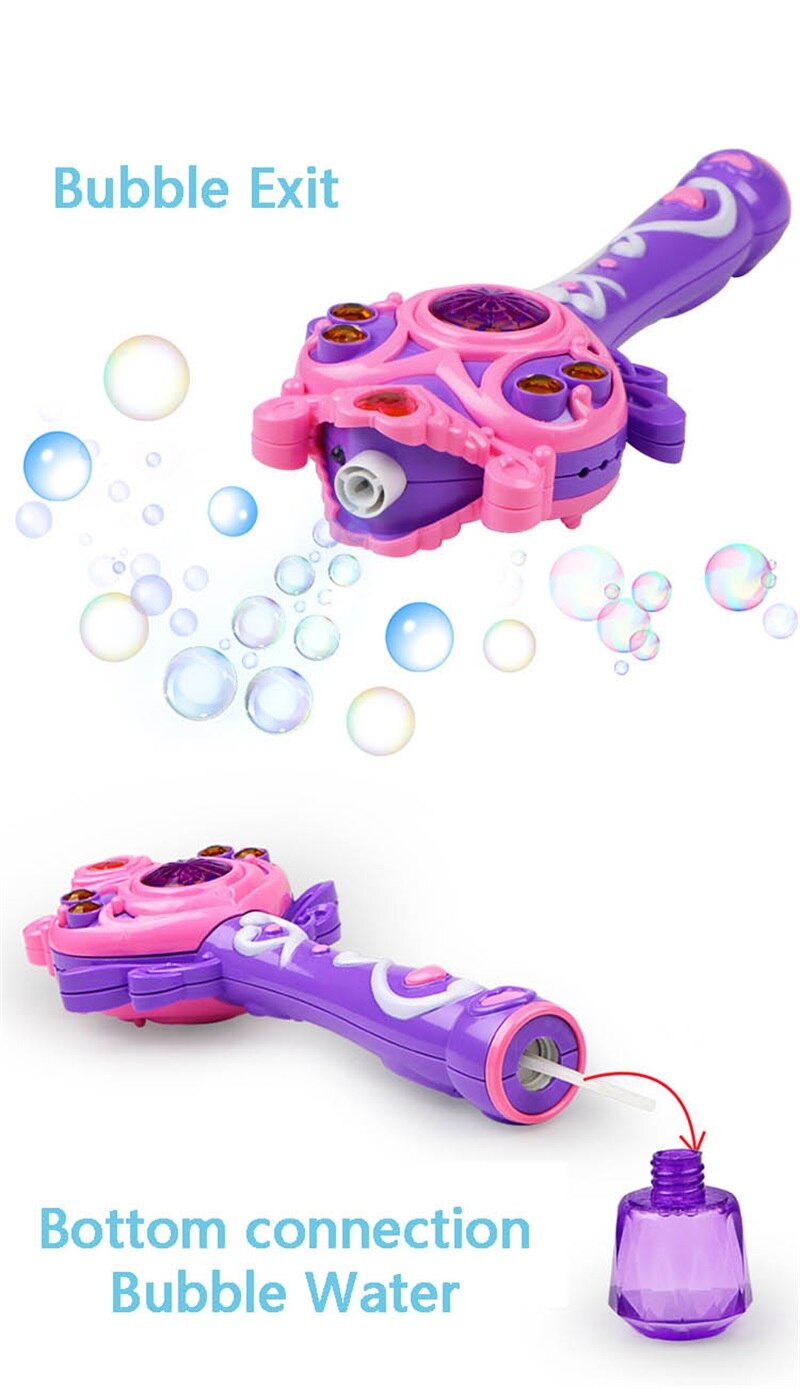 Kids Magic Wand Party Water Bubble Machine Gun Blower Toy Electric Magic Wedding Soap Bubble Pomperos Outdoor Toy for Children Kids Magic Wand Party Water Bubble Machine Gun Blower Toy Electric Magic Wedding Soap Bubble Pomperos Outdoor Toy for Children