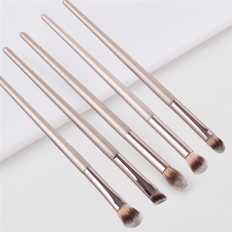 4/10pcs Champagne makeup brushes set for cosmetic foundation powder blush eyeshadow kabuki blending make up brush beauty tool 4/10pcs Champagne makeup brushes set for cosmetic foundation powder blush eyeshadow kabuki blending make up brush beauty tool