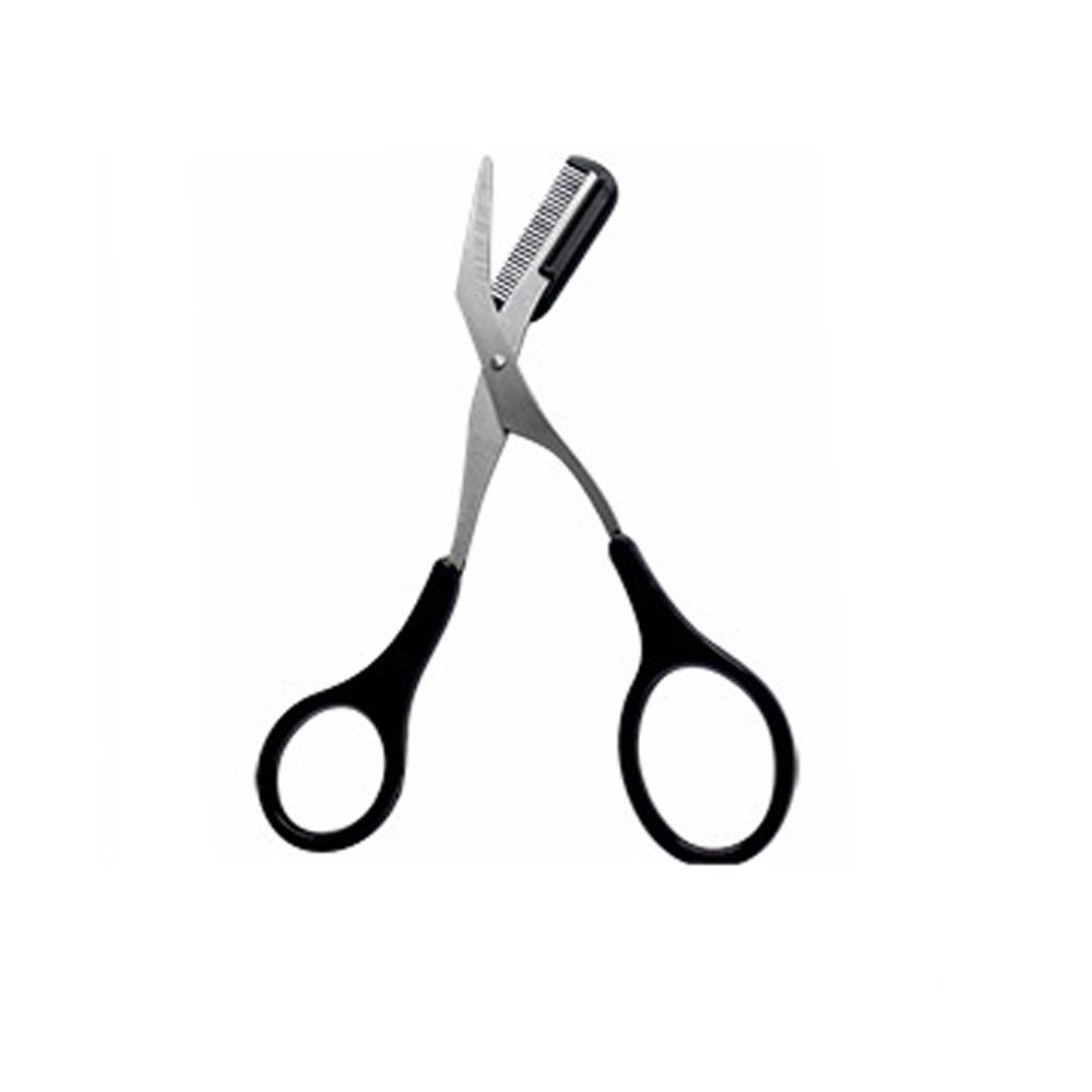 Eyebrow Trimmer Scissor with Comb Facial Hair Removal Grooming Shaping Shaver Cosmetic Makeup Accessories
