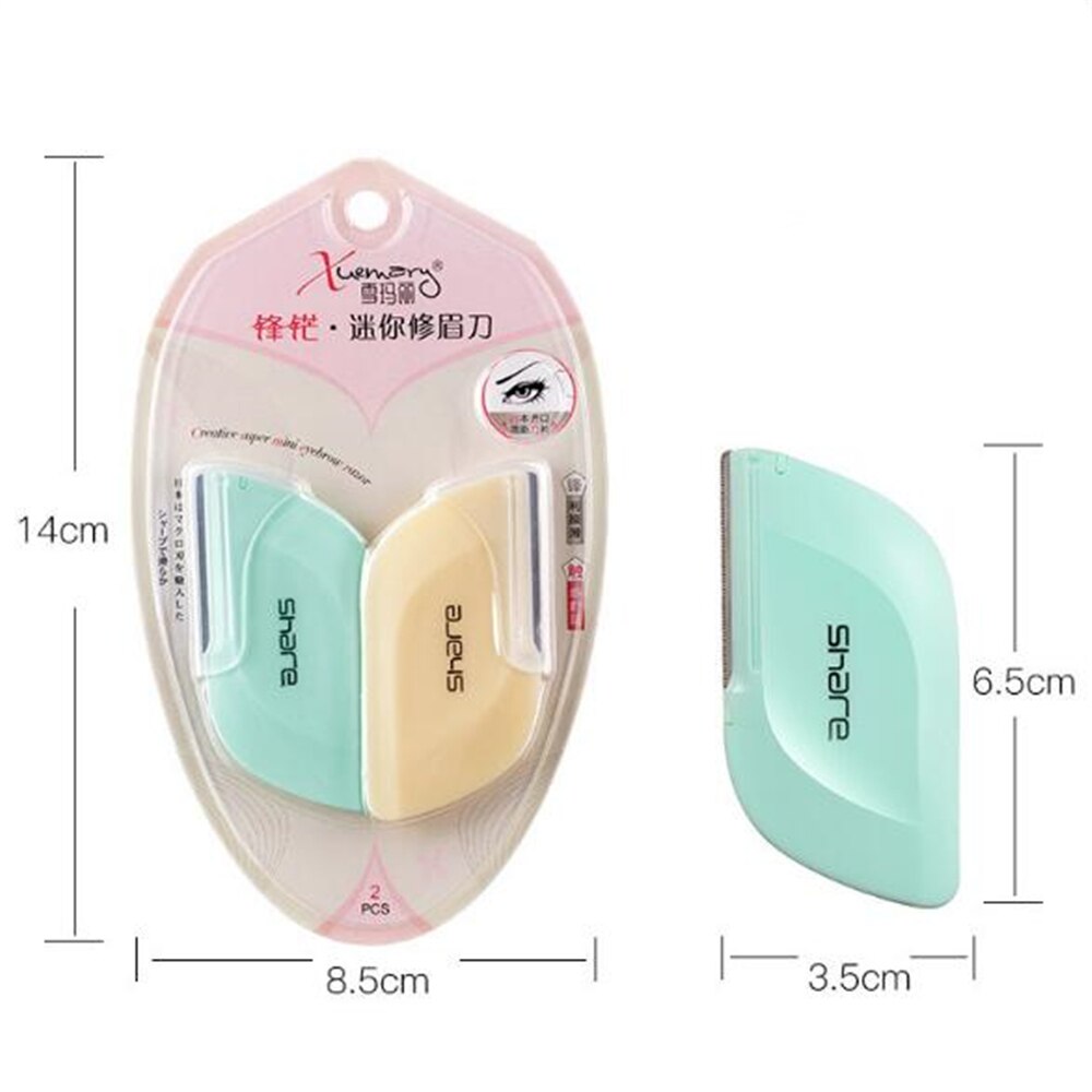 10pcs Eyebrow Trimmer Portable Eyebrow Razor Shaver Eye Brow Shaper Face Razor Facial Hair Remover for Women Beauty Makeup Tools