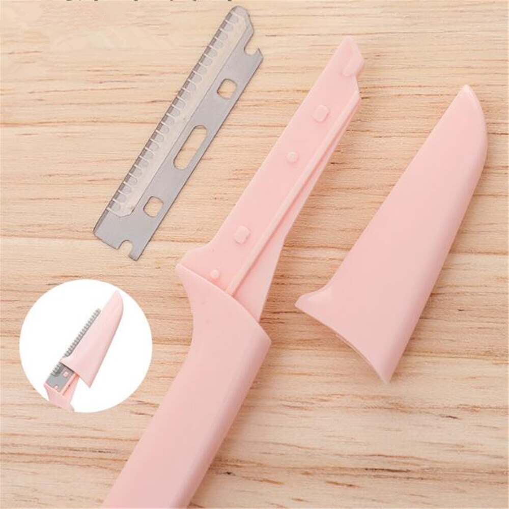 10pcs Eyebrow Trimmer Portable Eyebrow Razor Shaver Eye Brow Shaper Face Razor Facial Hair Remover for Women Beauty Makeup Tools
