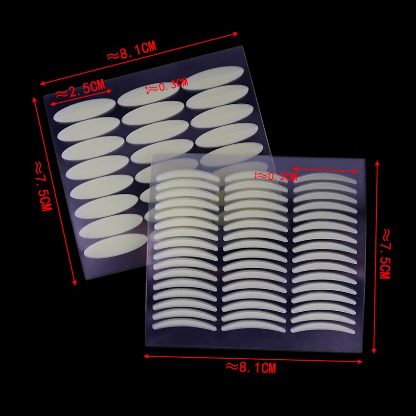 480PCS Double Eyelid Tape Invisible Double Eyelid Stickers Transparent Self Adhesive Double Eye Tape Ladies Eye Makeup Tools