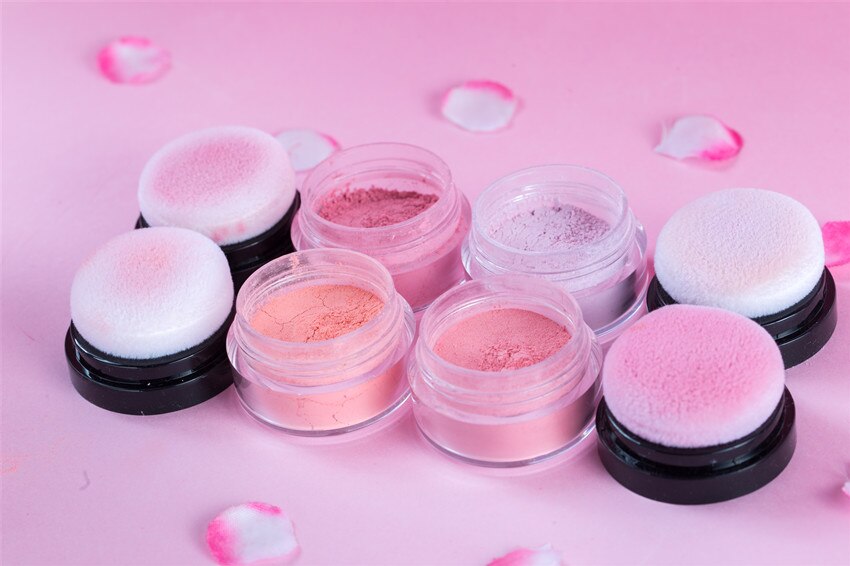 ILISYA Soft Face Blusher Powder Cheek Rouge Nourishing Nude Makeup Brightening Complexion Repair