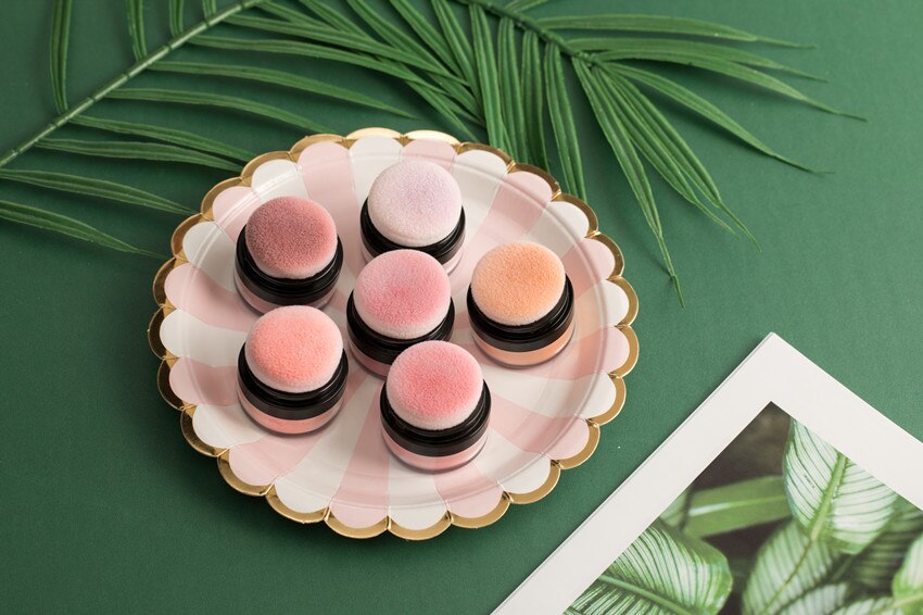 ILISYA Soft Face Blusher Powder Cheek Rouge Nourishing Nude Makeup Brightening Complexion Repair