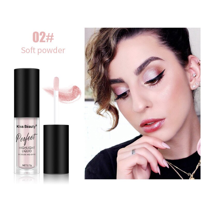 Makeup Highlighter Face Brightener High-light lying silkworm brightening Eye shadow liquid foundation concealer lasting