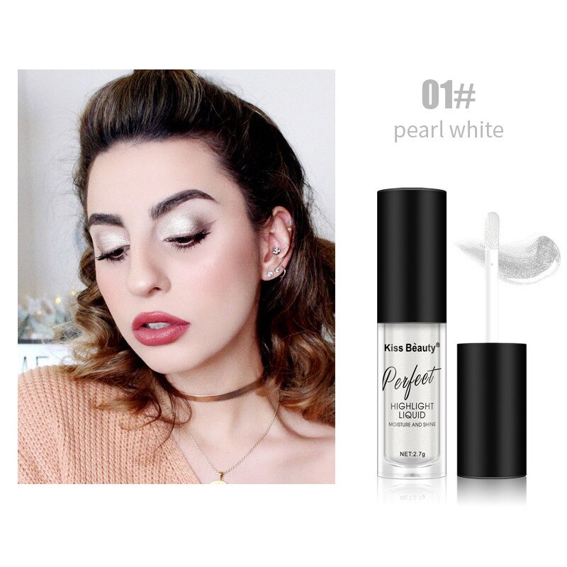 Makeup Highlighter Face Brightener High-light lying silkworm brightening Eye shadow liquid foundation concealer lasting