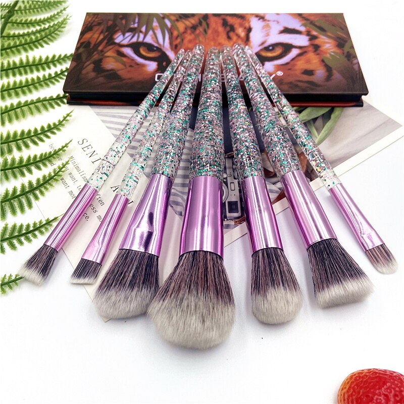 ZZDOG 7/10Pcs High-Quality Cosmetic Tool Kit Soft Makeup Brushes Set Eye Shadow Powder Foundation Eyebrow Blending Beauty Brush ZZDOG 7/10Pcs High-Quality Cosmetic Tool Kit Soft Makeup Brushes Set Eye Shadow Powder Foundation Eyebrow Blending Beauty Brush
