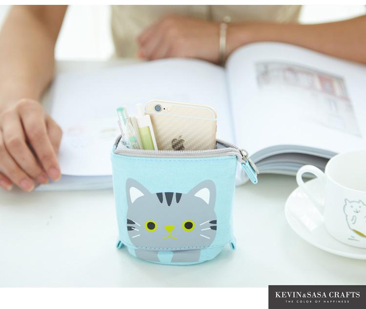 Flexible Big Cat Pencil Case Fabric Quality School Supplies Stationery Gift School Cute Pencil Box Pencilcase Pencil Bag Flexible Big Cat Pencil Case Fabric Quality School Supplies Stationery Gift School Cute Pencil Box Pencilcase Pencil Bag