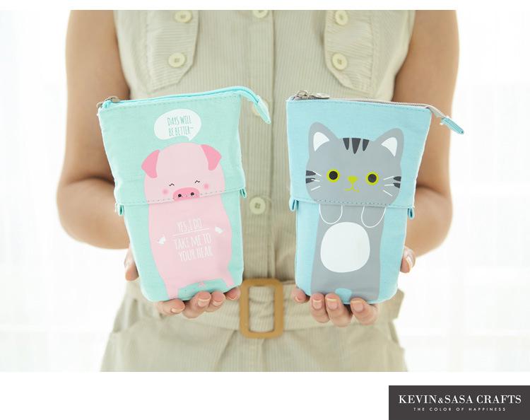 Flexible Big Cat Pencil Case Fabric Quality School Supplies Stationery Gift School Cute Pencil Box Pencilcase Pencil Bag Flexible Big Cat Pencil Case Fabric Quality School Supplies Stationery Gift School Cute Pencil Box Pencilcase Pencil Bag