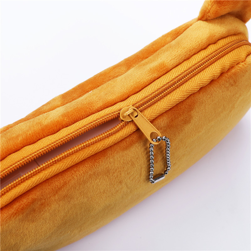 Kawaii Cartoon Pencil Case Plush Cute Handle Pencilcase School Supplies Pencil Bag for Boy Girl Stationery Pouch