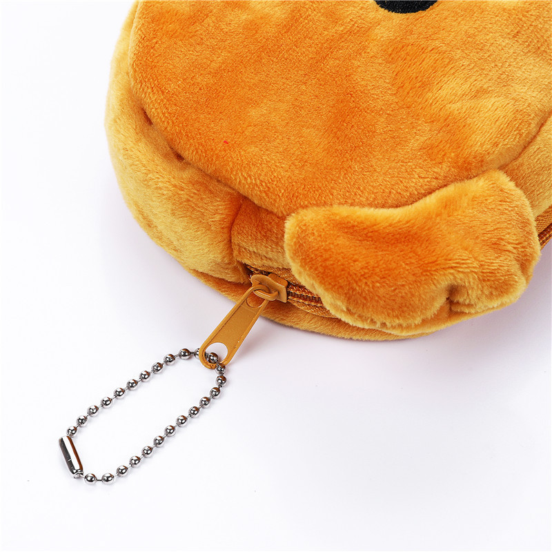 Kawaii Cartoon Pencil Case Plush Cute Handle Pencilcase School Supplies Pencil Bag for Boy Girl Stationery Pouch