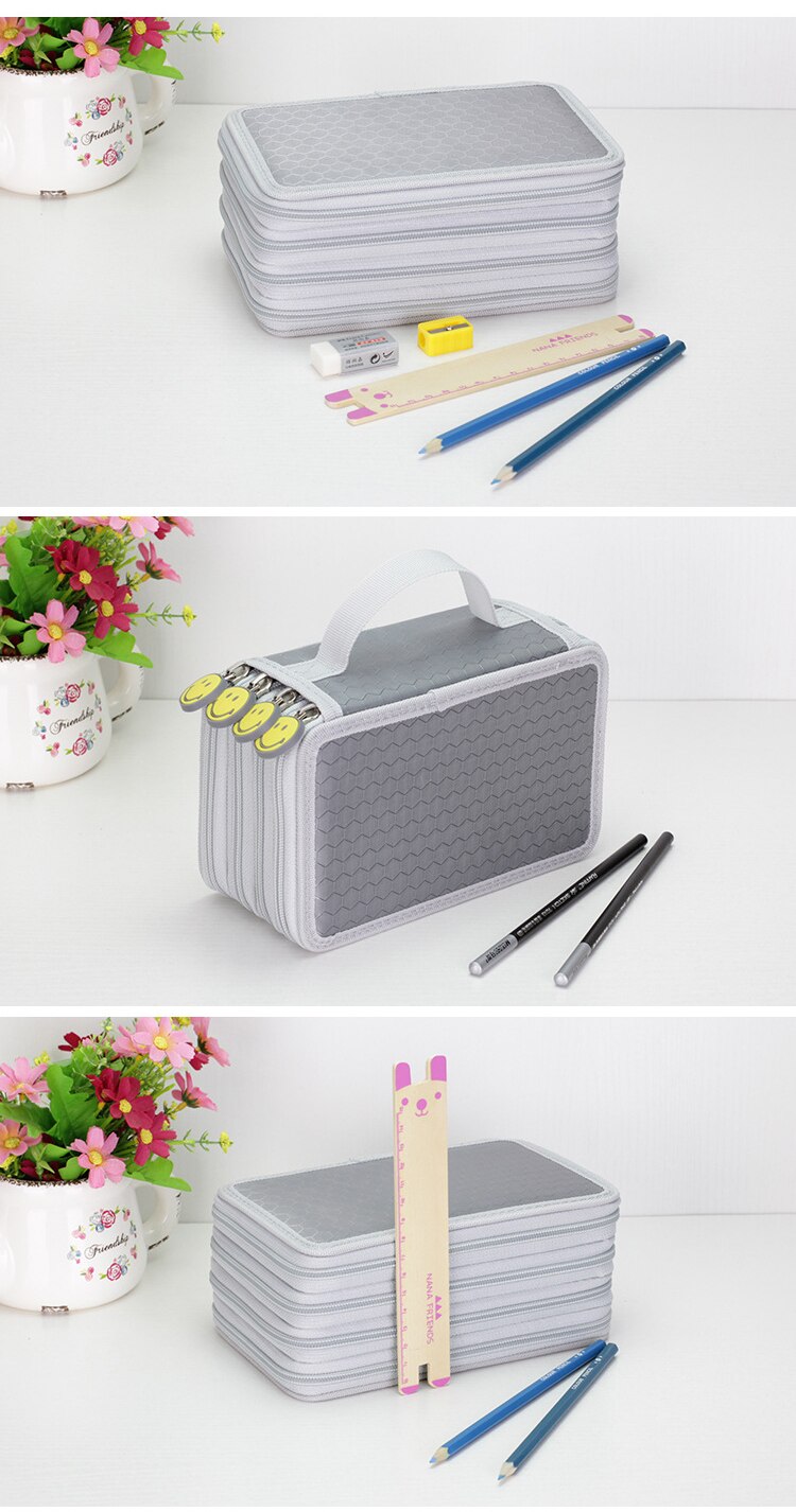 36/48/72 Holes Oxford School Pencil Case Creative Large Capacity Drawing Pen Bag Box Kids Multifunction Stationery Pouch Supply 36/48/72 Holes Oxford School Pencil Case Creative Large Capacity Drawing Pen Bag Box Kids Multifunction Stationery Pouch Supply