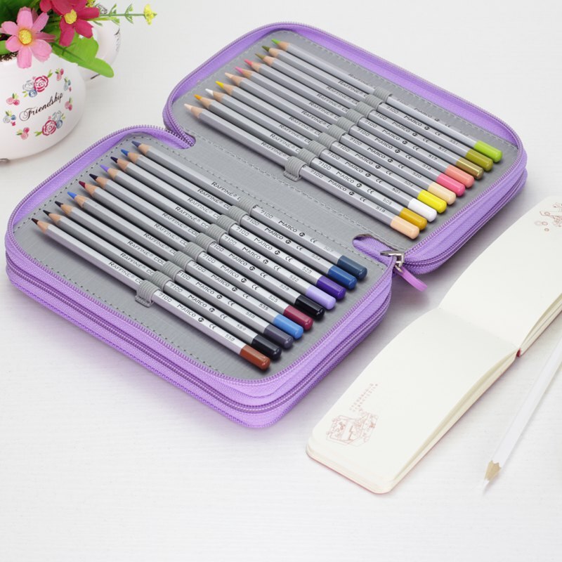 36/48/72 Holes Oxford School Pencil Case Creative Large Capacity Drawing Pen Bag Box Kids Multifunction Stationery Pouch Supply 36/48/72 Holes Oxford School Pencil Case Creative Large Capacity Drawing Pen Bag Box Kids Multifunction Stationery Pouch Supply