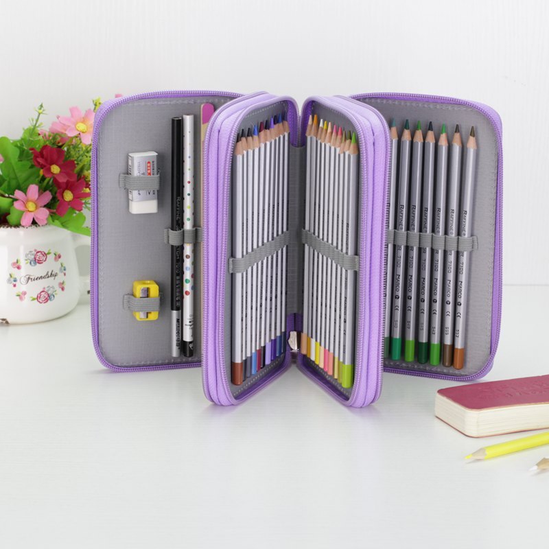 36/48/72 Holes Oxford School Pencil Case Creative Large Capacity Drawing Pen Bag Box Kids Multifunction Stationery Pouch Supply 36/48/72 Holes Oxford School Pencil Case Creative Large Capacity Drawing Pen Bag Box Kids Multifunction Stationery Pouch Supply