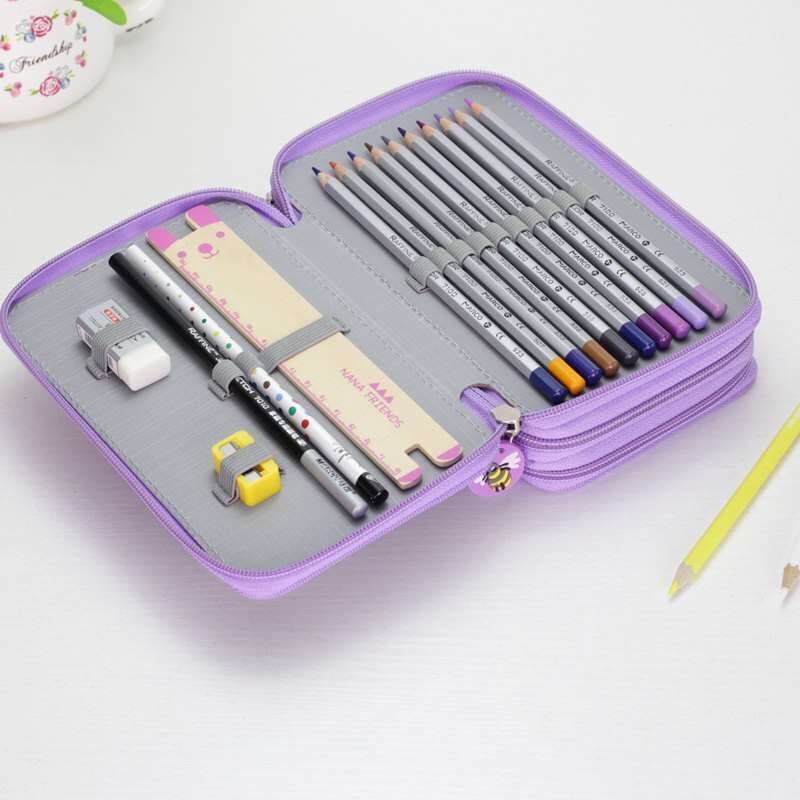 36/48/72 Holes Oxford School Pencil Case Creative Large Capacity Drawing Pen Bag Box Kids Multifunction Stationery Pouch Supply 36/48/72 Holes Oxford School Pencil Case Creative Large Capacity Drawing Pen Bag Box Kids Multifunction Stationery Pouch Supply
