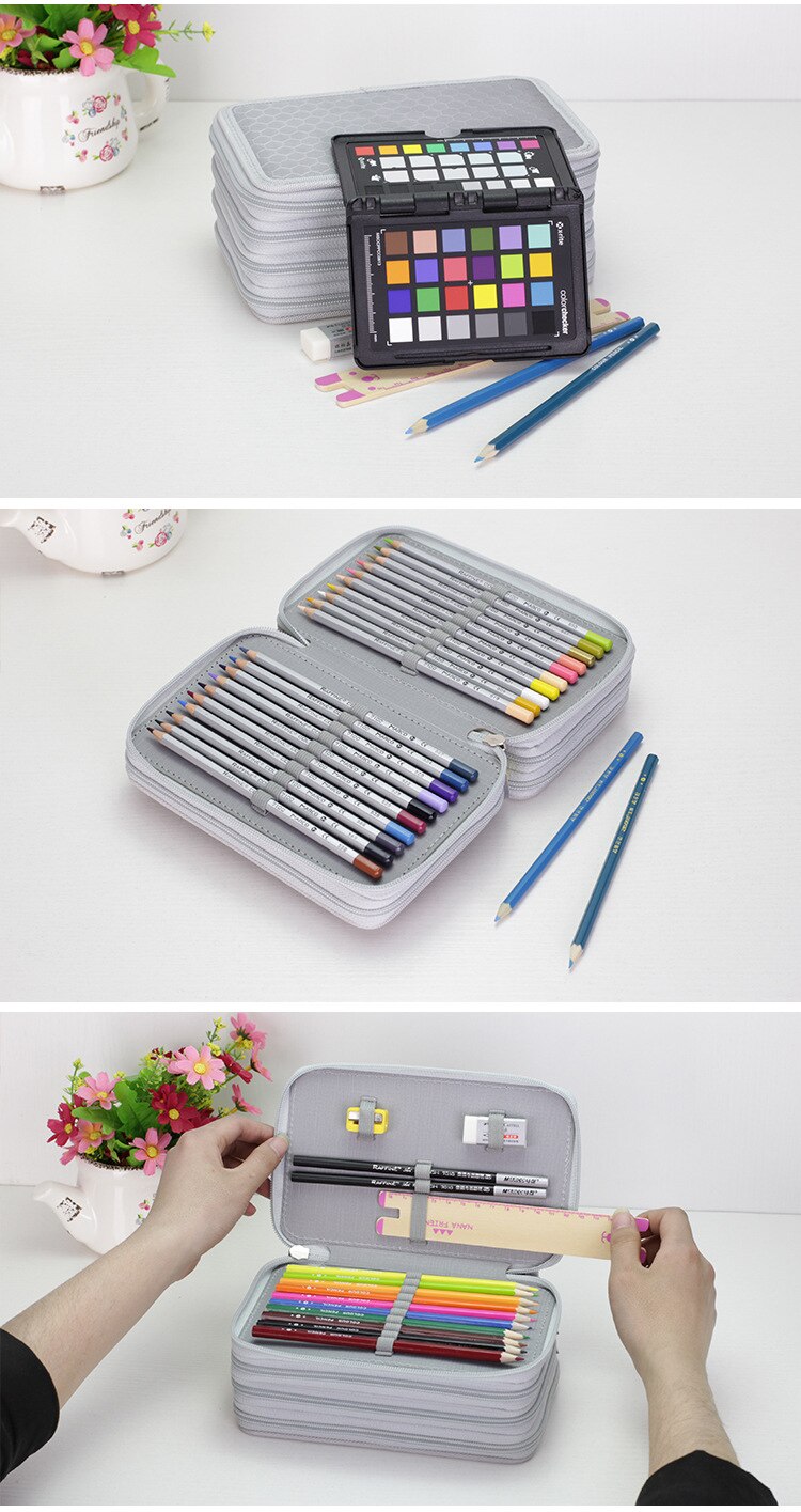 36/48/72 Holes Oxford School Pencil Case Creative Large Capacity Drawing Pen Bag Box Kids Multifunction Stationery Pouch Supply 36/48/72 Holes Oxford School Pencil Case Creative Large Capacity Drawing Pen Bag Box Kids Multifunction Stationery Pouch Supply