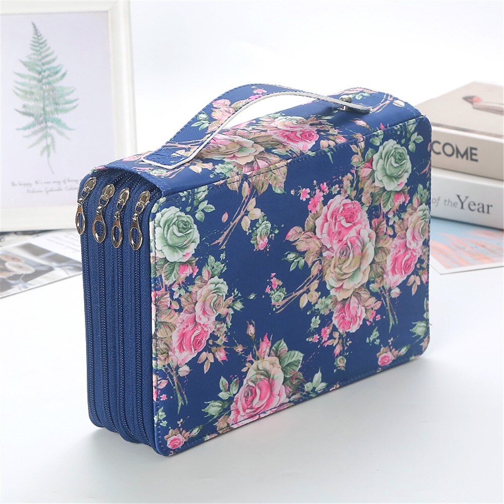 184/200/252 Slots Pencil Case School Pencilcase for Girls Boys Pen Box Large Penal Stationery Bag Big Cartridge Office Pouch Kit