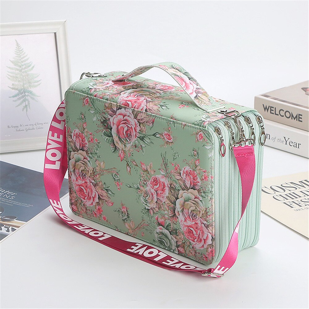 184/200/252 Slots Pencil Case School Pencilcase for Girls Boys Pen Box Large Penal Stationery Bag Big Cartridge Office Pouch Kit