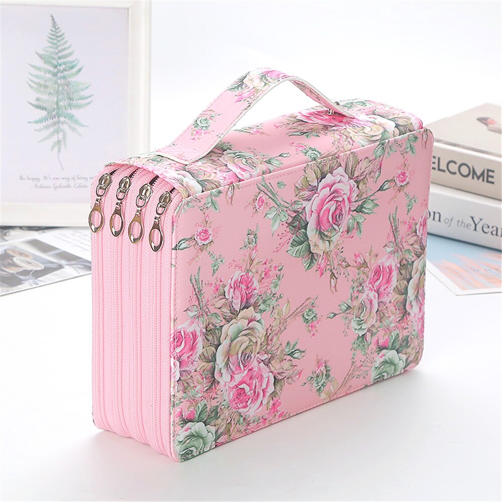 184/200/252 Slots Pencil Case School Pencilcase for Girls Boys Pen Box Large Penal Stationery Bag Big Cartridge Office Pouch Kit