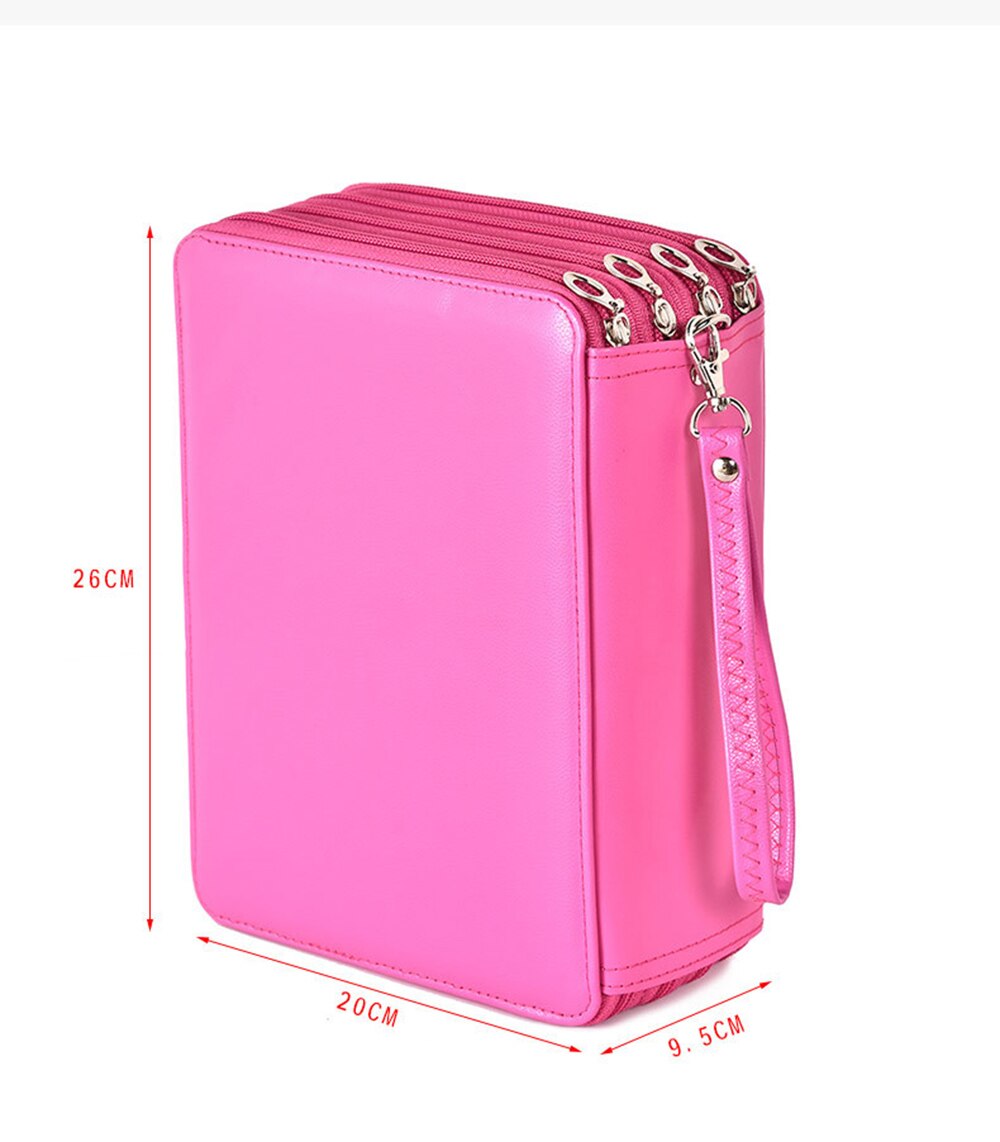 184/200/252 Slots Pencil Case School Pencilcase for Girls Boys Pen Box Large Penal Stationery Bag Big Cartridge Office Pouch Kit